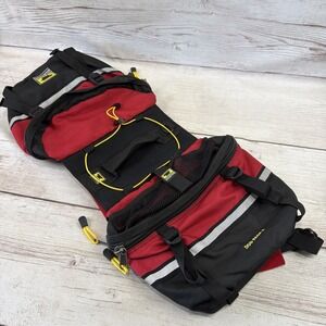 Mountainsmith K9 Dog Pack 2 Medium Red Nylon Very Good Minimal Use